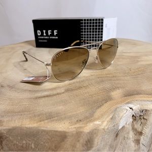 Diff Cruz Small Aviator Sunglasses